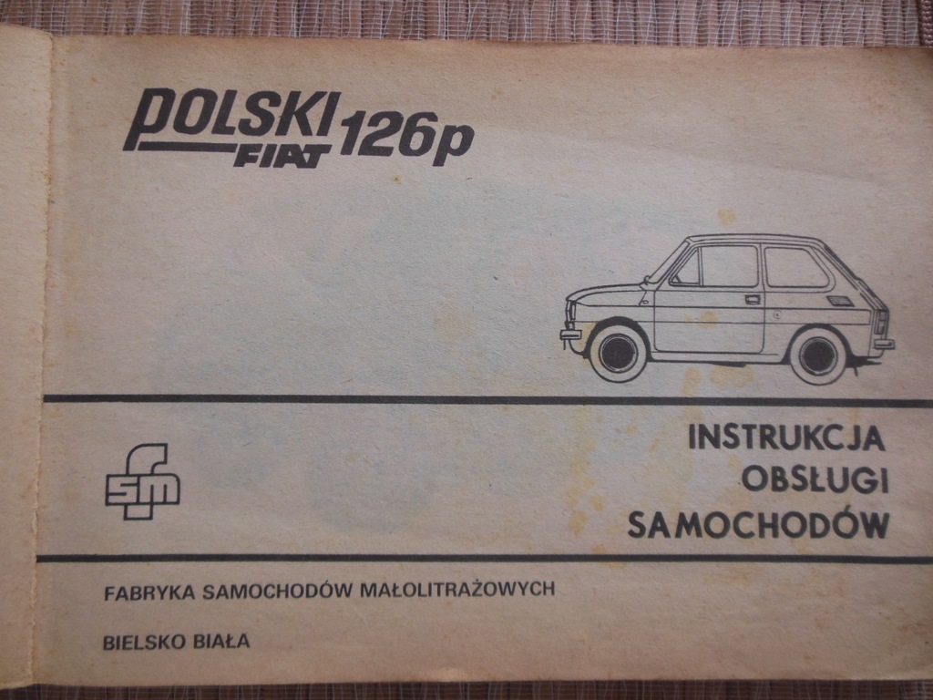 POLSKI FIAT 126 p +historia 7376421675 oficjalne