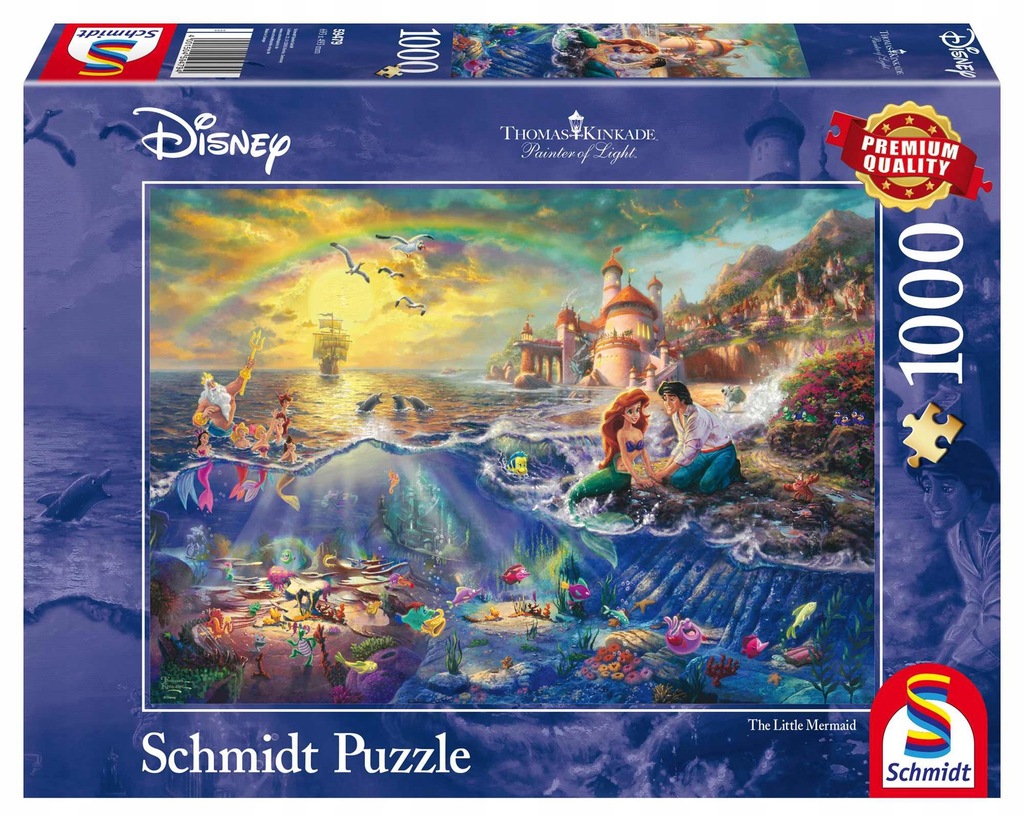 Puzzle 1000 PQ T. Kinkade Mała Syrenka 106644