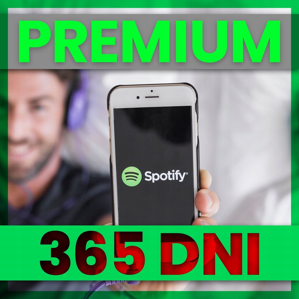 SPOTIFY PREMIUM 365dni TWOJE KONCIE ! PREZENT !