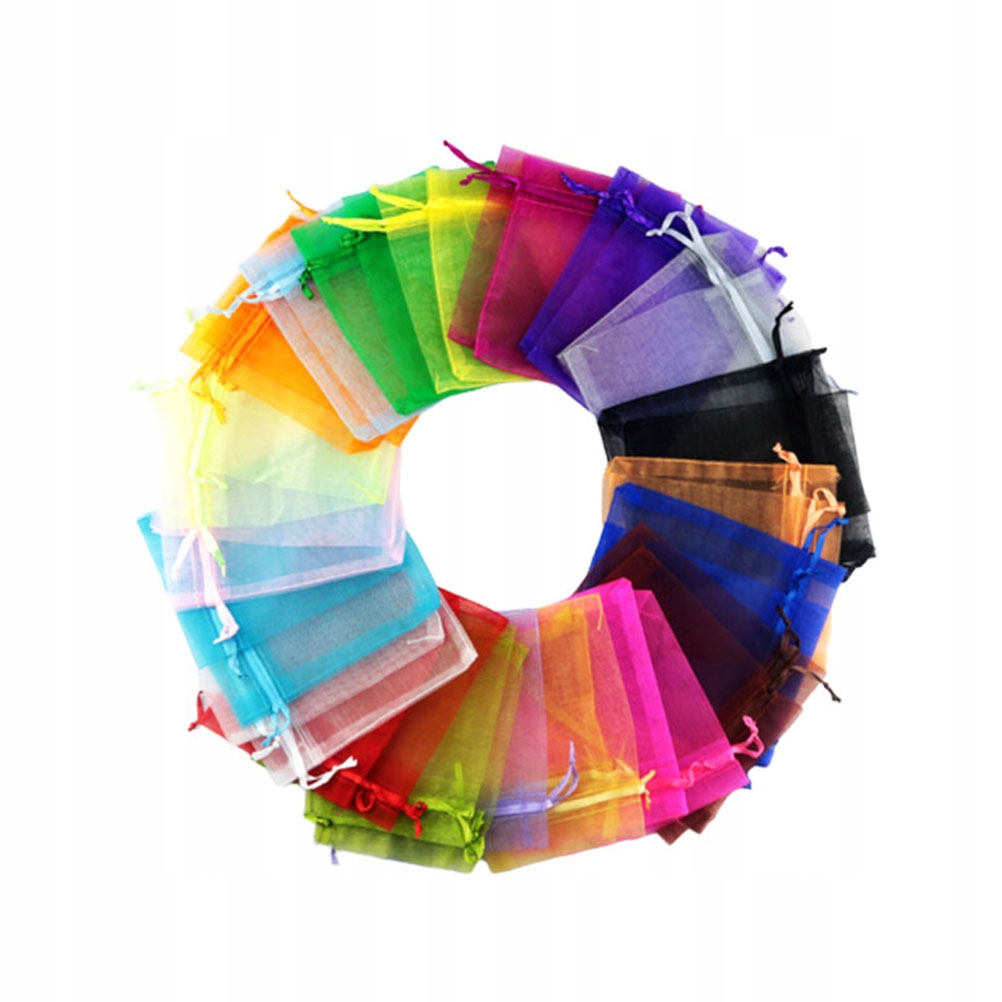 GAUZE BAG GIFT SHEER BAGS CLEAR JEWELRY 100 PCS 13977707528