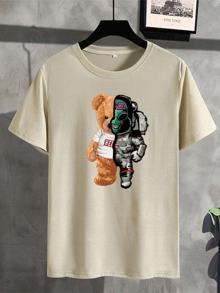 SHEIN T-SHIRT PRINT (NADRUK) M 458