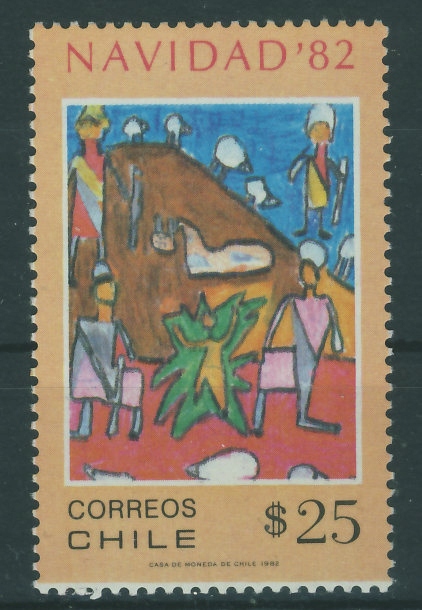 Chile 25 $. - Navidad