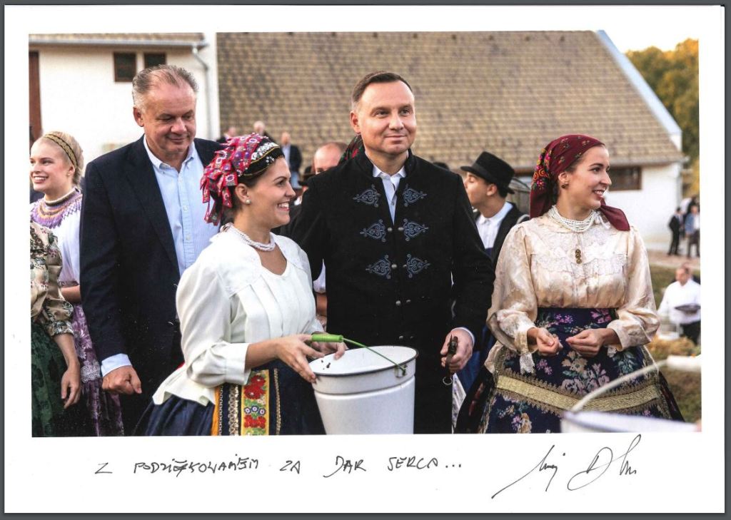 Prezydent Andrzej Duda - góralska kurtka