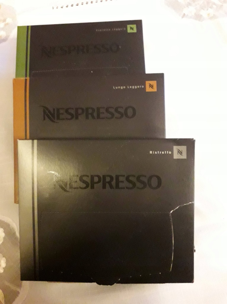KAWA NESPRESSO kapsulki plaskie do ekspresu.