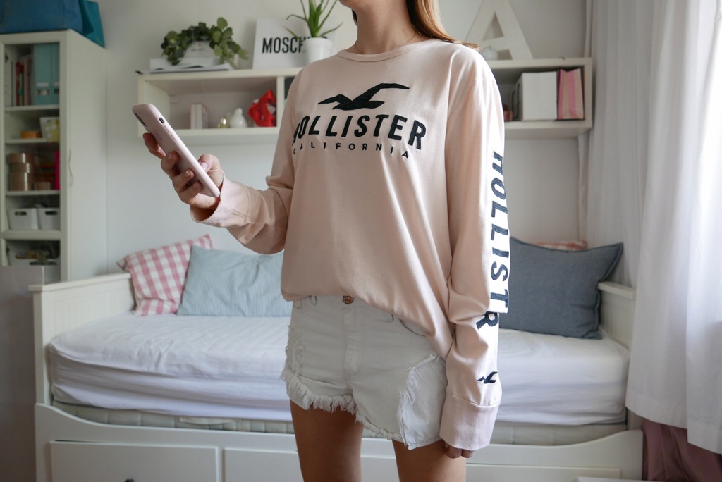 HOLLISTER BLUZKA XL OVERSIZE TRAFNE