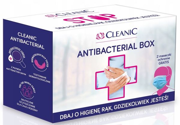CLEANIC ANTIBACTERIAL BOX ZESTAW