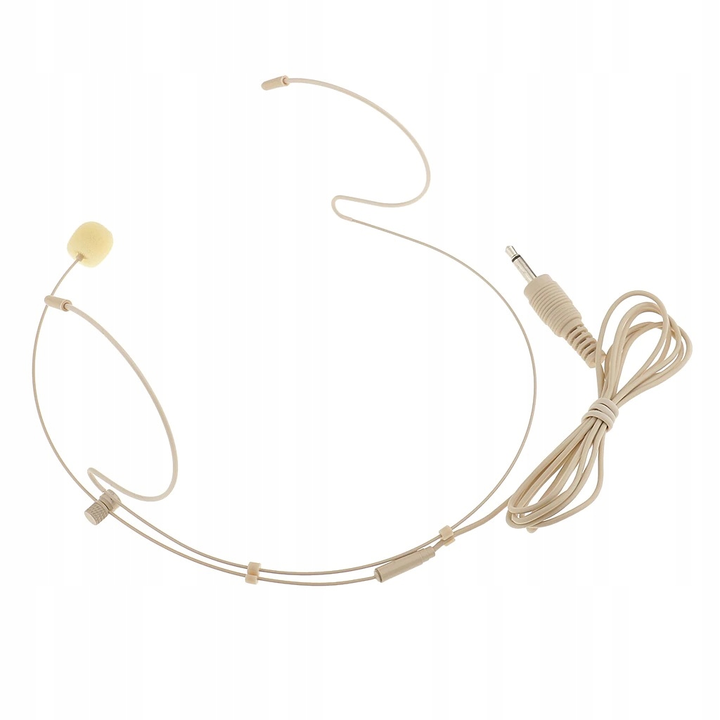 POJEMNOŚC MIKROFON NAGŁOWNY SKÓROPODOBNY MNIEJSZY