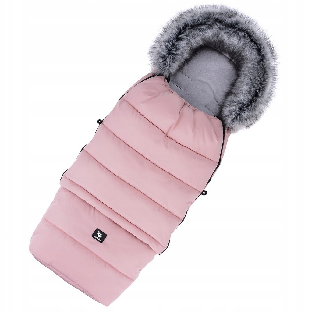 COTTONMOOSE COMBI ŚPIWOREK DO WÓZKA 3W1 DUŻY PINK