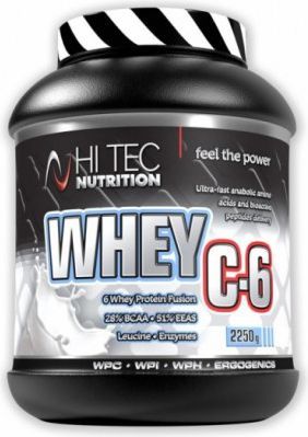 HiTec Nutrition Whey C-6 Biała czekolada 2250g