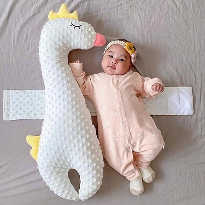 PODUSZKA KLIN STABILIZATOR DLA NIEMOWLĄT DO SPANIA NA BOKU