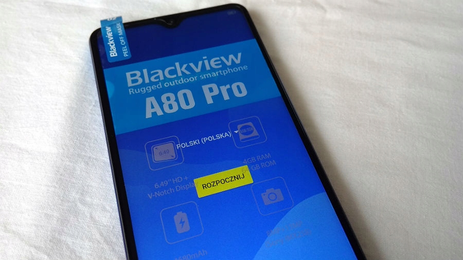 BLACKVIEW A80 PRO 4/64GB DUAL SIM NIEBIESKI NOWY
