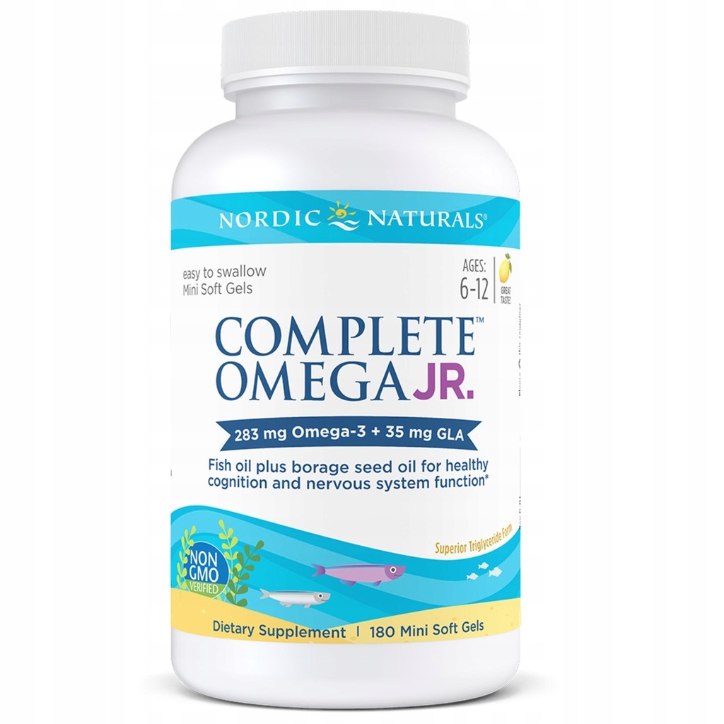 NORDIC NATURALS Complete Omega Junior 283mg 180kap