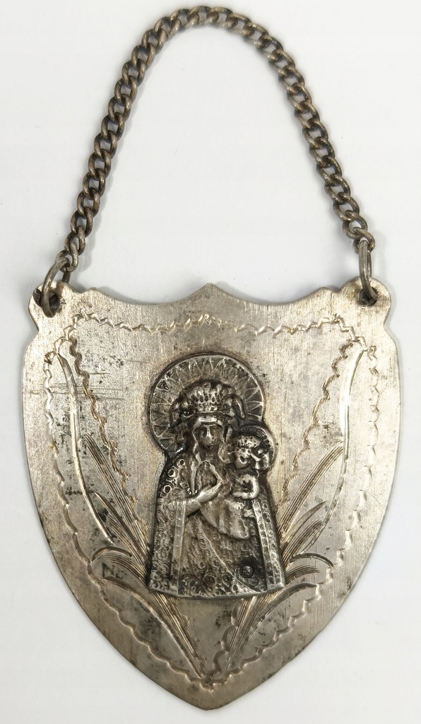 PRL Ryngraf Matka Boska Częstochowska Ars Christiana Srebro