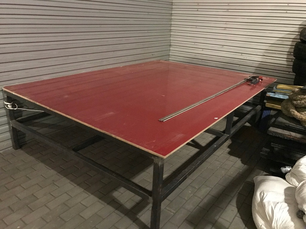 Duży stół montażowy ~2,5mx3m