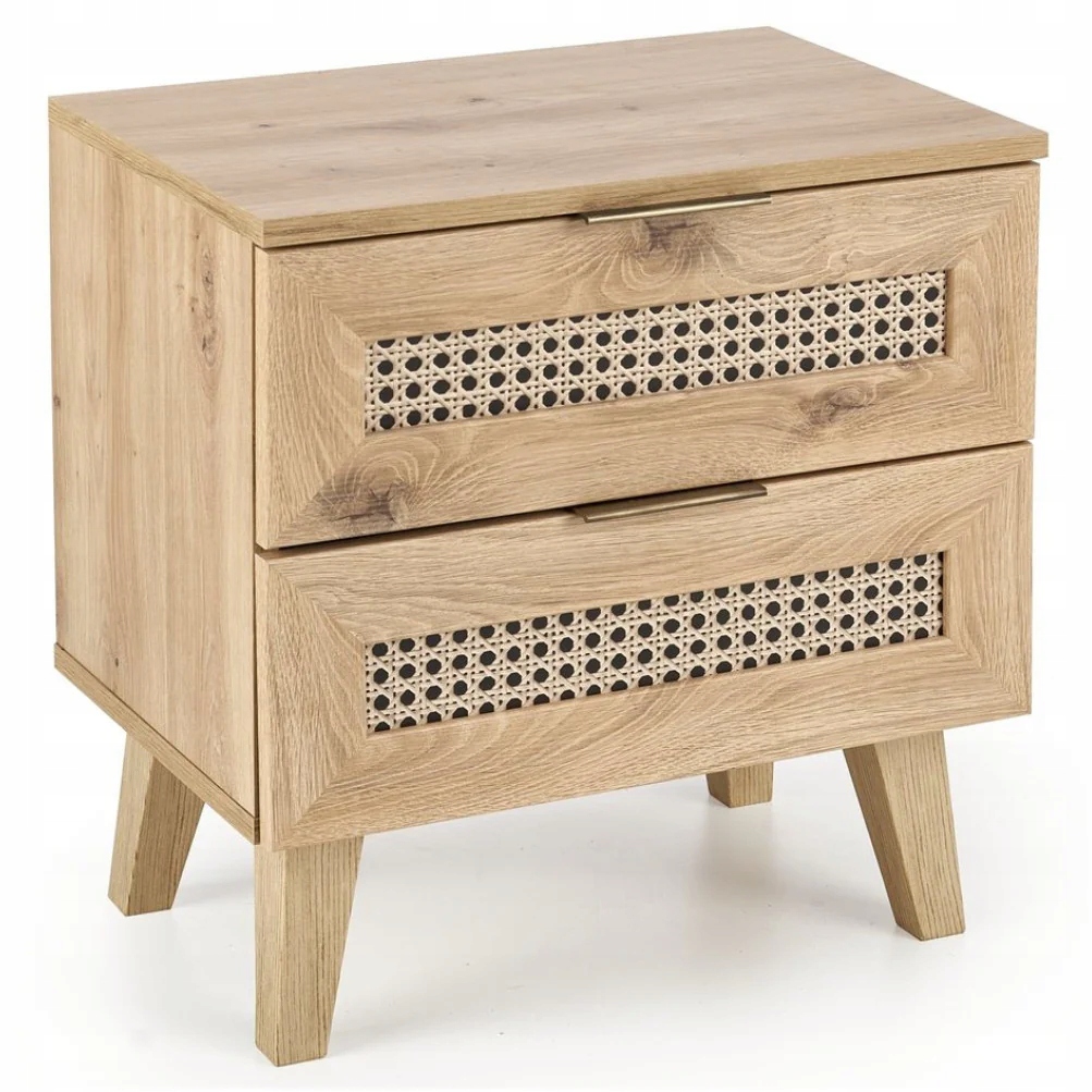 Szafka Nocna BORNEO SN-1 Dąb Artisan Nowoczesna Skandynawska do Sypialni