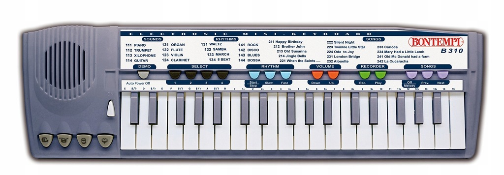 Bontempi B 310 Electronic Mini-Keyboard - 8701256143 - Oficjalne ...