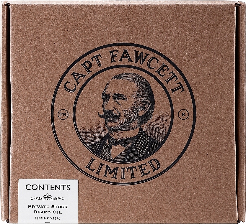 Zestaw do makijażu Captain Fawcett Beard Oil & Foldable Beard Comb Gift Set
