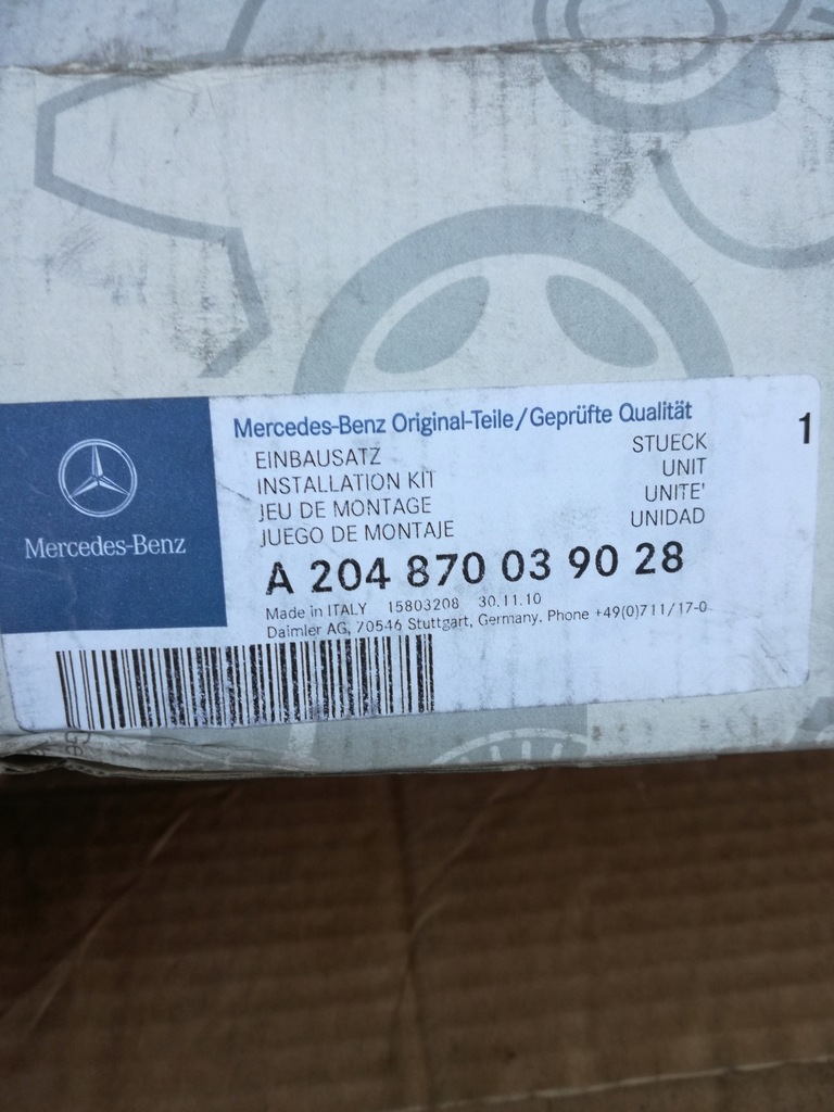 Moduł parkowania Instalacja Mercedes Cklasa W204A