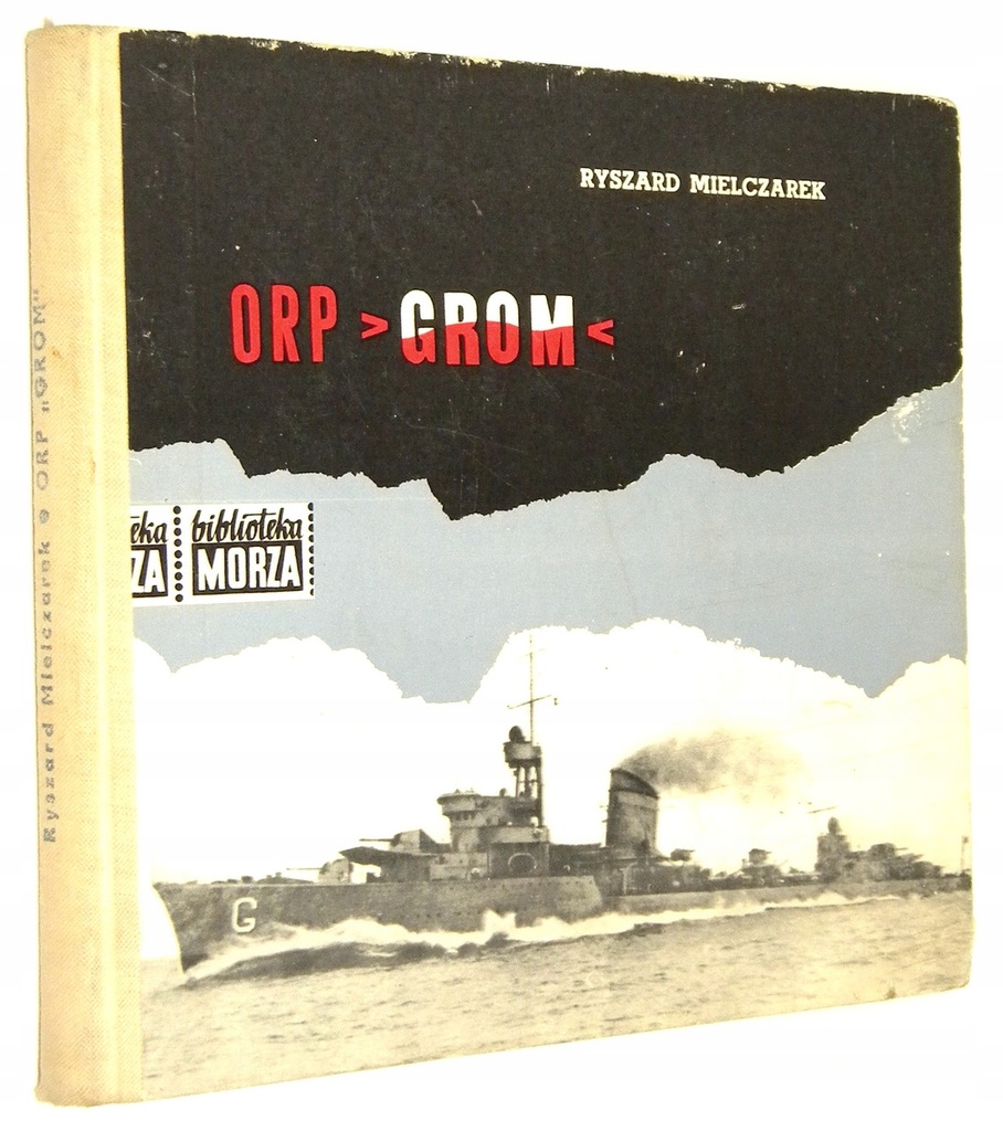 ORP GROM [autograf dowódcy i pieczęć GROM II]