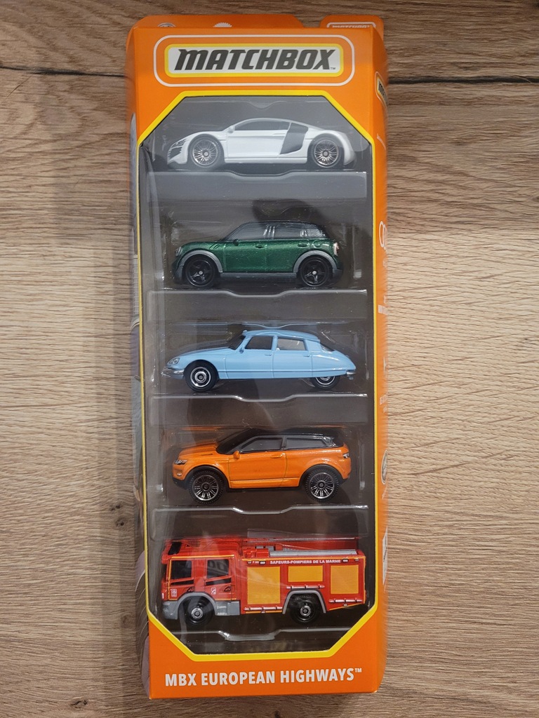 Matchbox MBX European Highways 5 -Pack