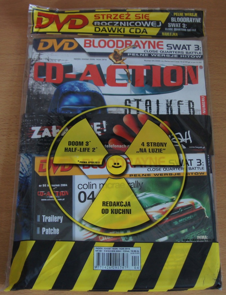 CD-Action nr. 98, 04/2004, nowe, zafoliowane