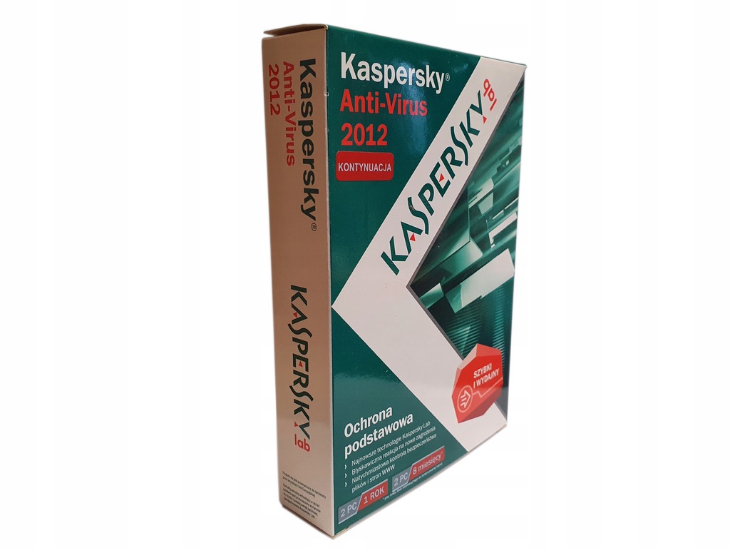 Kaspersky Antivirus 2012 BOX - licencja na rok kon