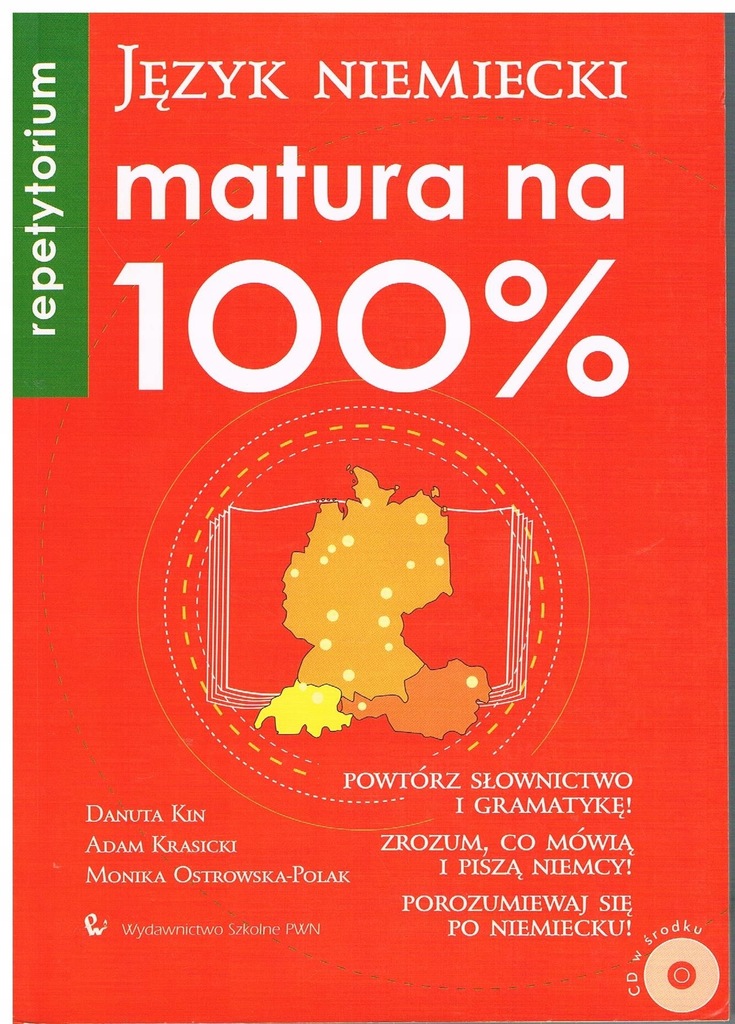 Język Niemiecki Matura na 100% +CD WYPRZEDAŻ