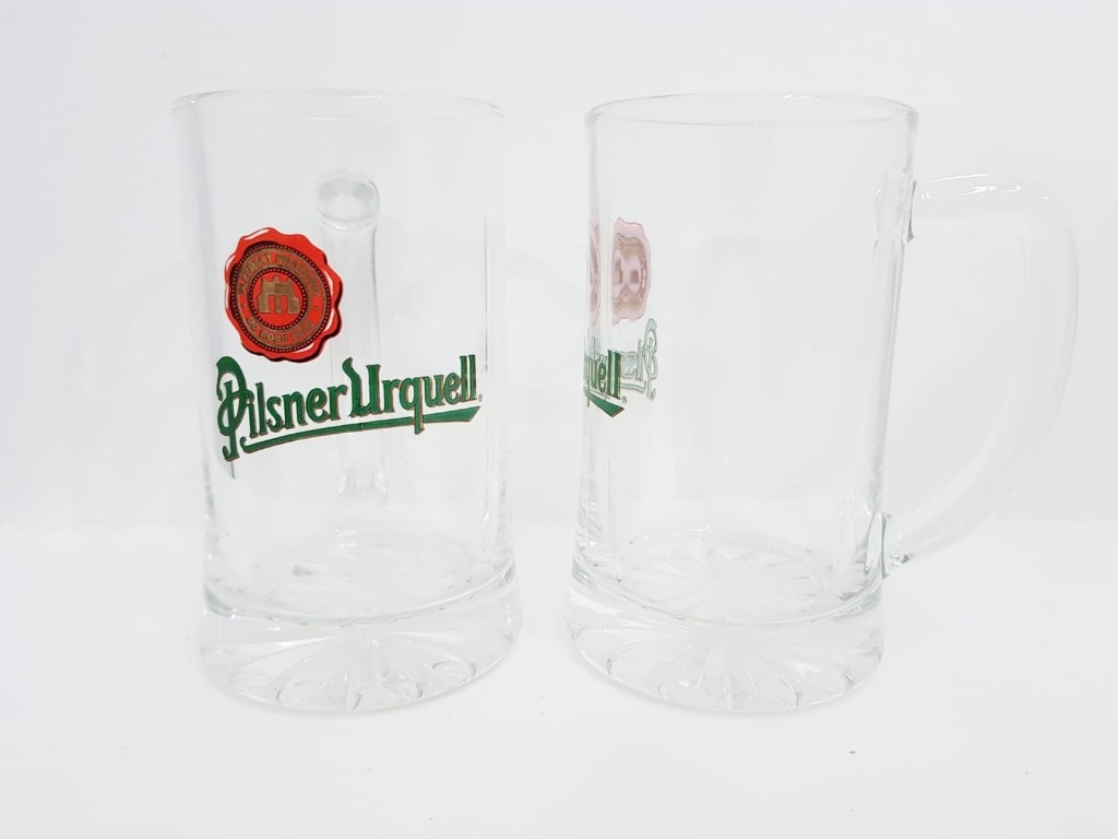 Pilsner Urquell kufle XX wiek