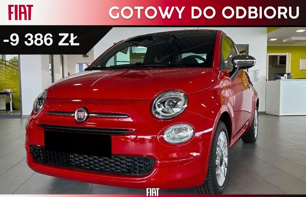 FIAT 500 1.0 Hybrid Hatchback 70KM 2023