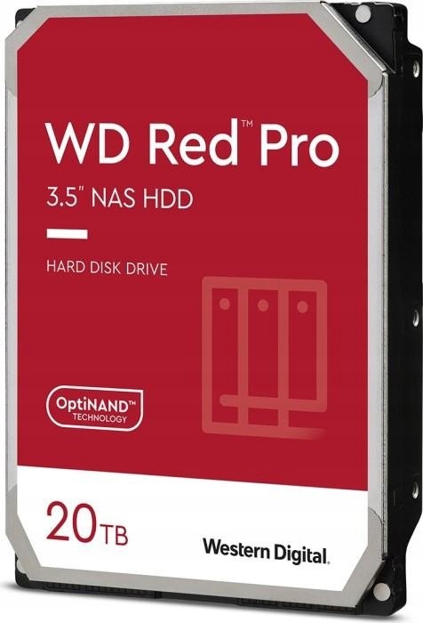 Dysk WD Red PRO WD201KFGX 20TB 3,5" 7200 512