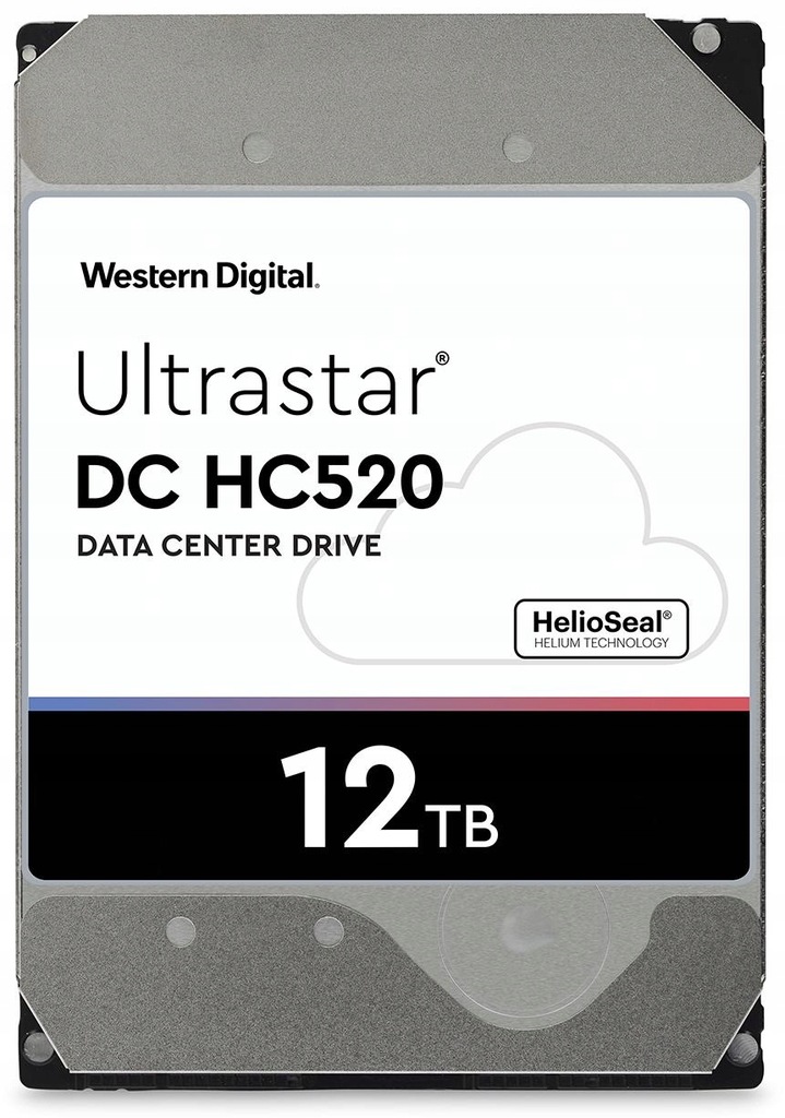 Dysk twardy Western Digital Ultrastar DC HC520 12TB SATA III 3,5"
