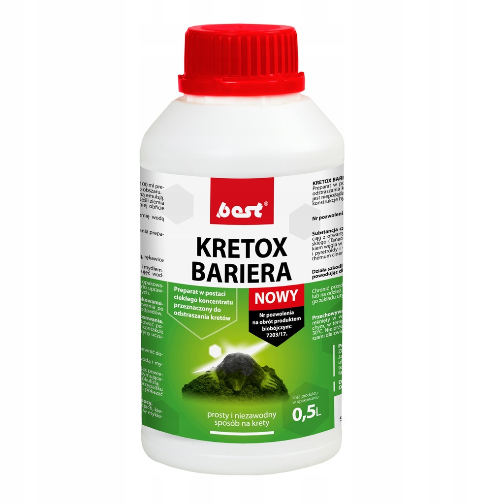 BEST KRETOX BARIERA NOWY 0,5L PREPARAT NA KRETA