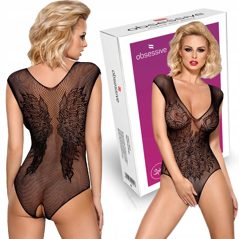 OBSESSIVE otwarte body B112 CZA roz. XL/XXL