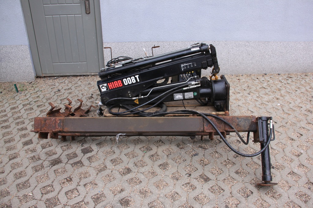 HDS DŹWIG ŻURAW hiab 008T STOPA HYDRAULICZNA 2009