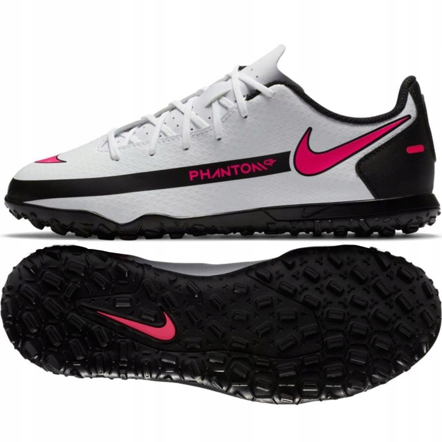 Buty Nike JR Phantom GT Club TF CK8483 160 - BIAŁY