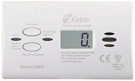 Купить Датчик угарного газа Kidde 7DCO, ЖК-детектор: отзывы, фото, характеристики в интерне-магазине Aredi.ru