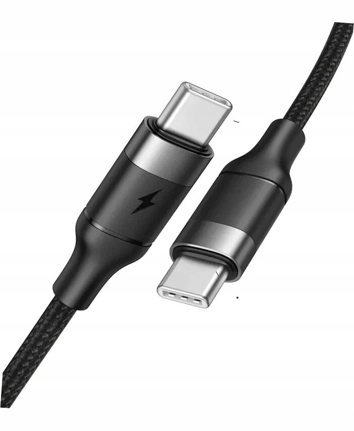 Kabel Typ C do Typ C PD 5A 100W CC02 1,5 m czarny