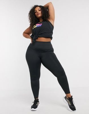 NIKE PLUS SIZE LEGGINSY CZARNE DAMSKIE 42 XL AOA