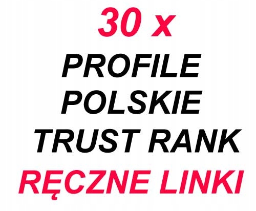 30 x POLSKIE PROFILE TRUST RANK