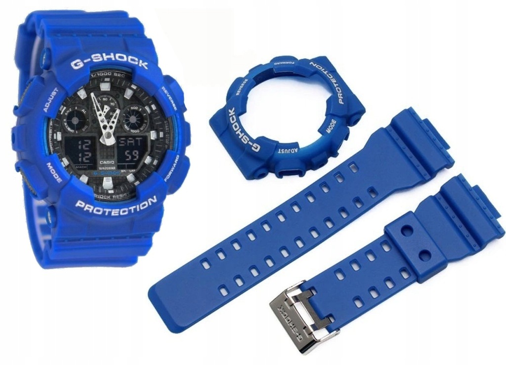 Casio G-Shock GA-100 GA-110 GD-120 Pasek + Bezel