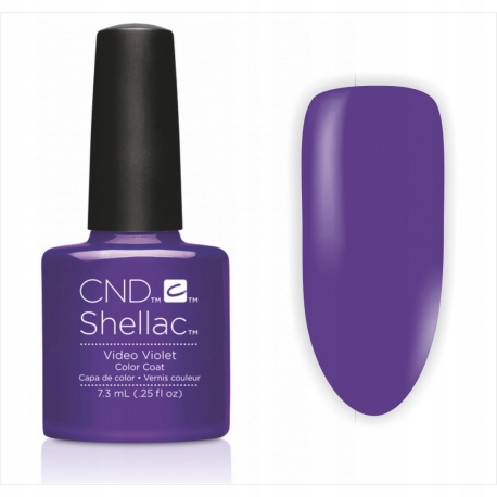 CND Shellac VIDEO VIOLET 7.3ML WYPRZEDAŻ