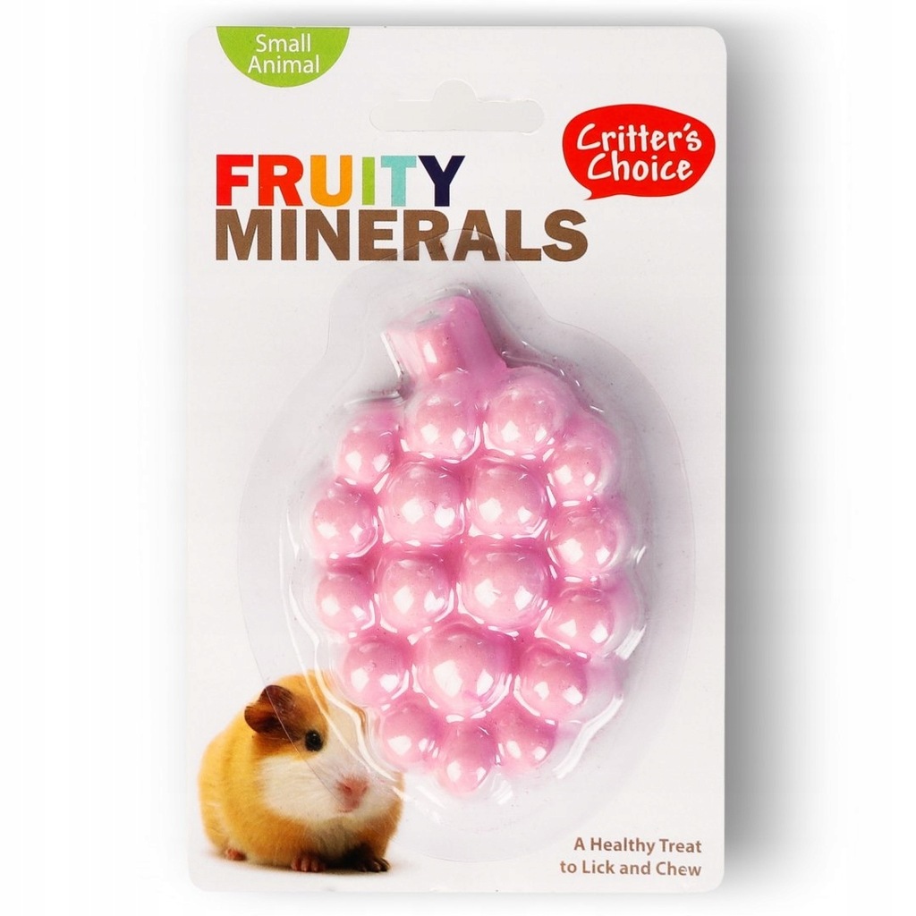 HappyPet Fruity Minerals 60g - kostka wapienna winogronowa