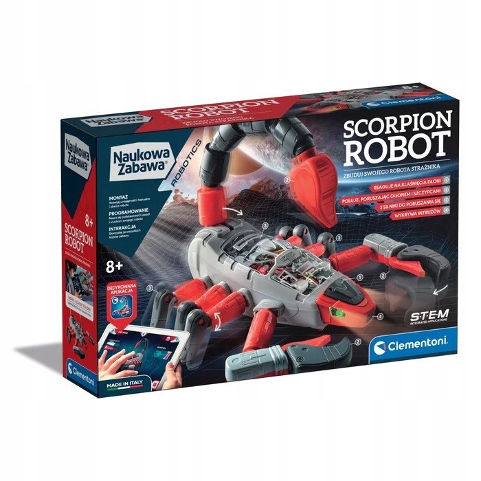 Robot Skorpion Klocki Konstrukcyjne Naukowa Zabawa