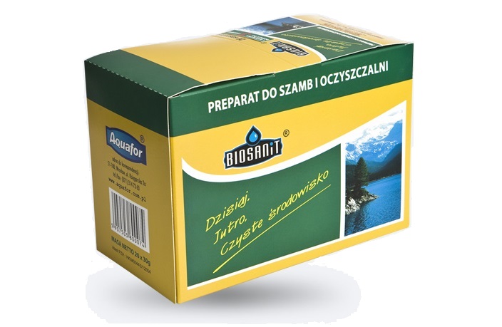 BIOSANIT do szamba i oczyszczalni 20 SASZETEK