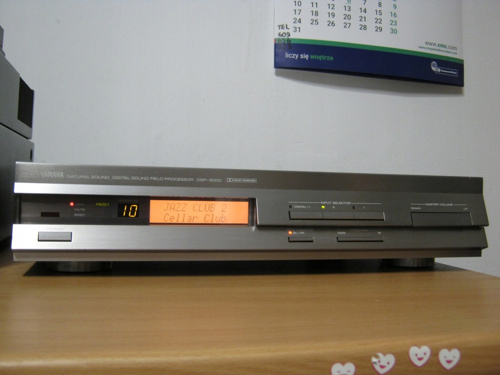YAMAHA DSP 3000 100% ORG. PREAMP + DAC HI - END