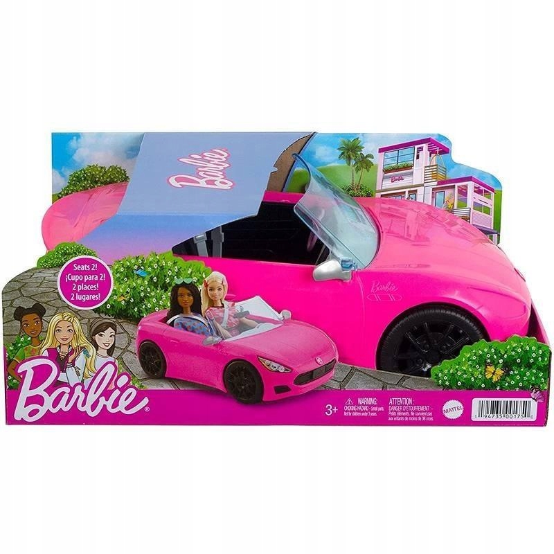 BARBIE KABRIOLET RÓŻOWY, MATTEL