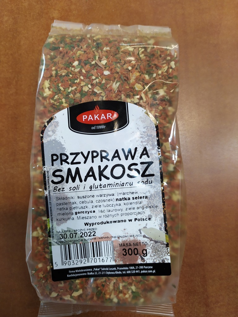 Przyprawa Smakosz Pakar 300g
