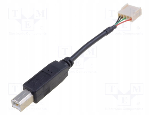 Przejście kabel-adapter USB B wt. wt. 5pin 0 1m