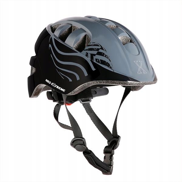 MTW08 CZARNY ROZM. XS (48-55CM) KASK DZIECIĘCY NIL