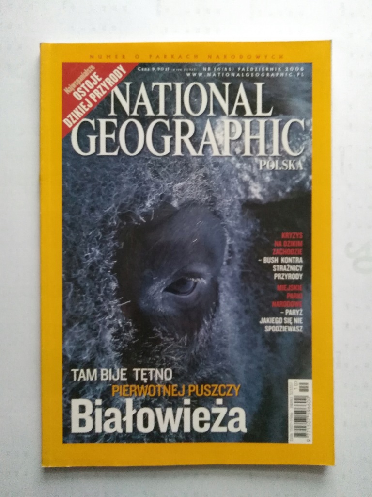 National Geographic Białowieża Paryż parki żubry